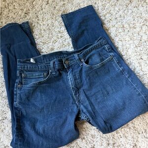 Levi's Classic Blue Straight Leg Men’s Fashion Denim Jeans